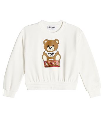 Moschino Kids Teddy Bear cotton-blend sweatshirt