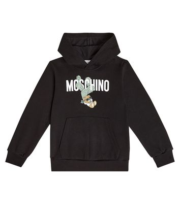 Moschino Kids Teddy Bear cotton hoodie