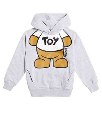 Moschino Kids Teddy Bear cotton jersey hoodie