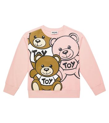 Moschino Kids Teddy Bear cotton jersey sweatshirt