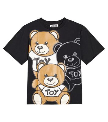 Moschino Kids Teddy Bear cotton jersey T-shirt