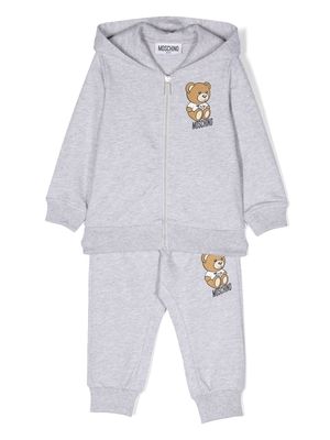 Moschino Kids Teddy Bear-motif tracksuit set - Grey