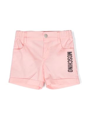 Moschino Kids Teddy Bear short shorts - Pink