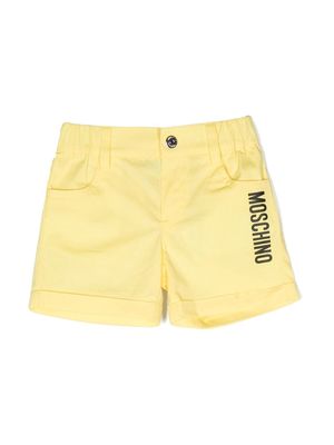Moschino Kids Teddy Bear shorts - Yellow