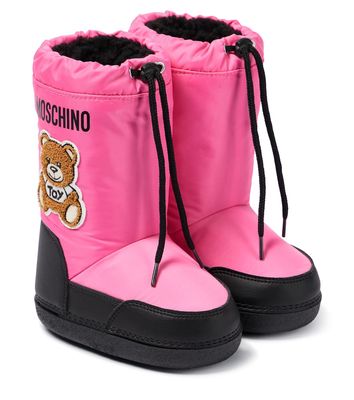 Moschino Kids Teddy Bear snow boots