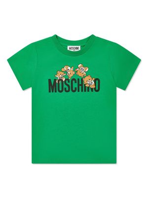 Moschino Kids Teddy Bear T-Shirt - Green