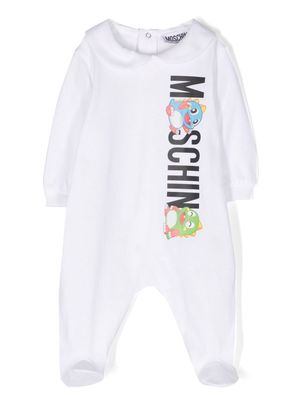 Moschino Kids x Puzzle Bobble cotton pajamas - White