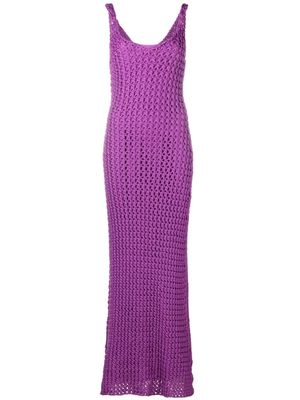 Moschino knitted full dress - Purple