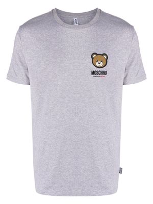 Moschino Leo Teddy-print T-shirt - Grey