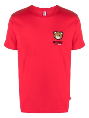 Moschino Leo Teddy-print T-shirt - Red