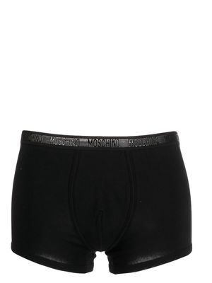 Moschino logo-band boxers - Black