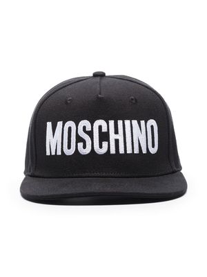 Moschino logo-embroidered baseball cap - Black