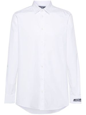 Moschino logo-embroidered shirt - White