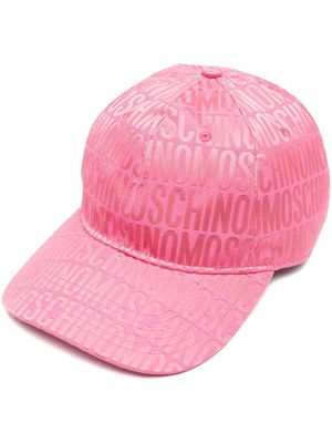 Moschino logo-jacquard baseball cap - Pink
