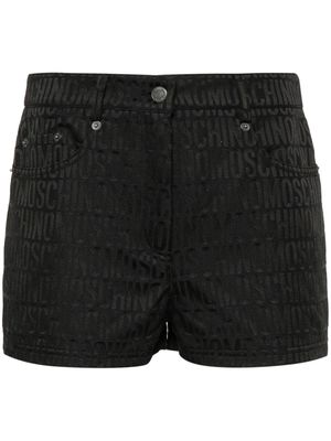 Moschino logo-jacquard shorts - Black