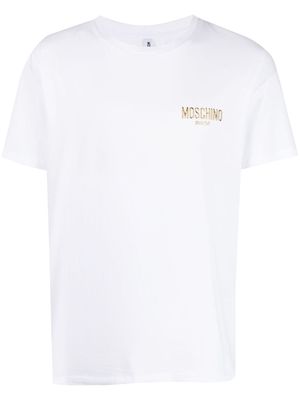 Moschino logo-motif crew neck T-shirt - White