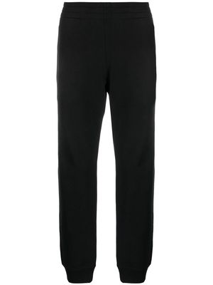 Moschino logo-patch elasticated track pants - Black