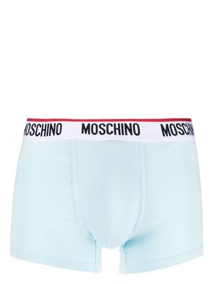 Moschino logo-print boxers - Blue