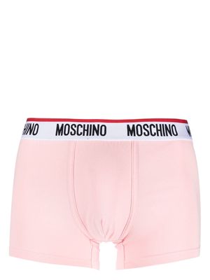 Moschino logo-print boxers - Pink