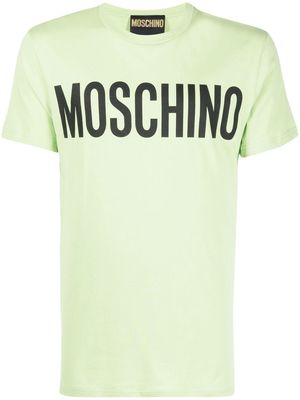 Moschino logo-print round-neck T-shirt - Green