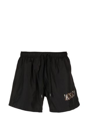 Moschino logo-print swimming shorts - Black