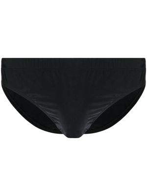 Moschino logo swim trunks - Black