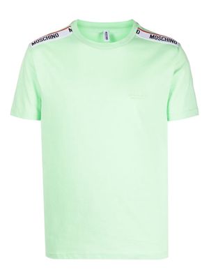 Moschino logo-tape lounge T-shirt - Green