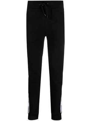 Moschino logo-tape loungewear trousers - Black