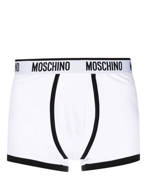Moschino logo-waist boxer briefs - White