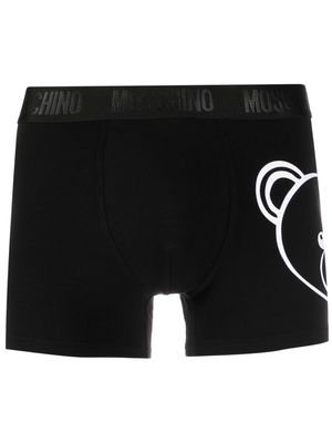 Moschino logo-waistband boxers - Black