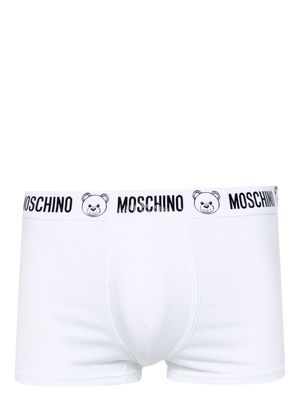 Moschino logo-waistband jersey briefs - White