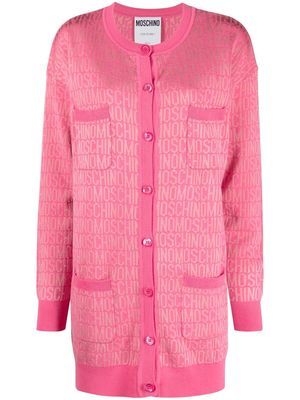 Moschino long-sleeve button-fastening cardigan - Pink