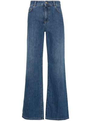 Moschino mid-rise straight-leg jeans - Blue