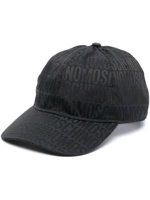 Moschino monogram jacquard cap - Black