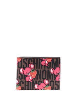 Moschino mouse-print bi-fold wallet - Brown