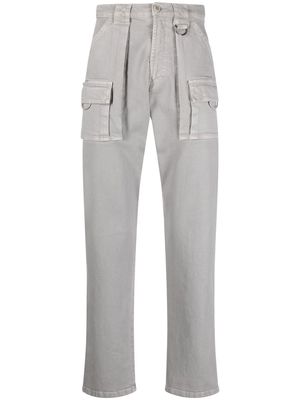 Moschino multi-pocket straight-leg trousers - Grey