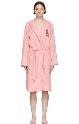 Moschino Pink Polyester Robe