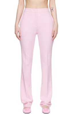 Moschino Pink Polyester Trousers