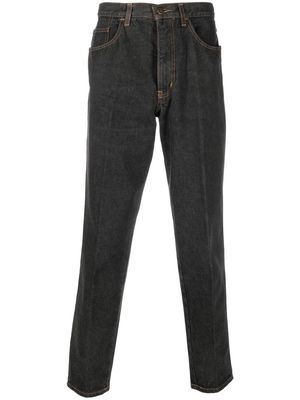 Moschino Pre-Owned 1990s tapered-leg jeans - Grey