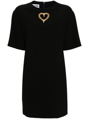 Moschino round-neck T-shirt minidress - Black