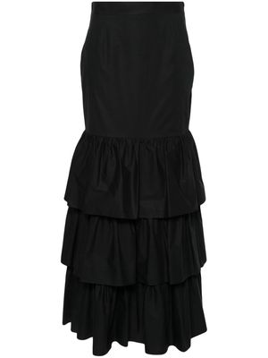 Moschino ruffled mermaid maxi skirt - Black