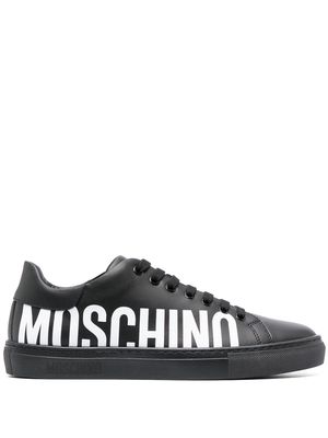 Moschino Serena leather sneakers - Black