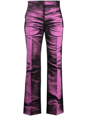 Moschino Shadows-print trousers - Purple