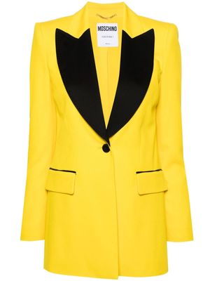Moschino single-breasted blazer - Yellow