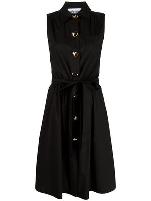 Moschino sleeveless cotton dress - Black