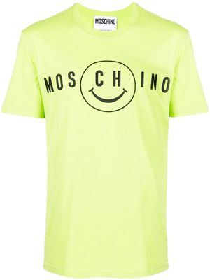 Moschino smiley logo-print T-shirt - Green