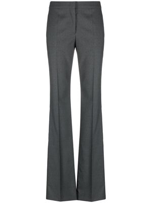 Moschino straight virgin wool tailored trousers - Grey