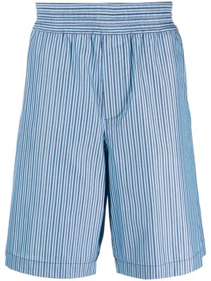 Moschino striped bermuda shorts - Blue