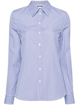 Moschino striped cotton shirt - Blue