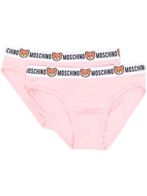 Moschino Teddy Bear briefs 2-pack - Pink